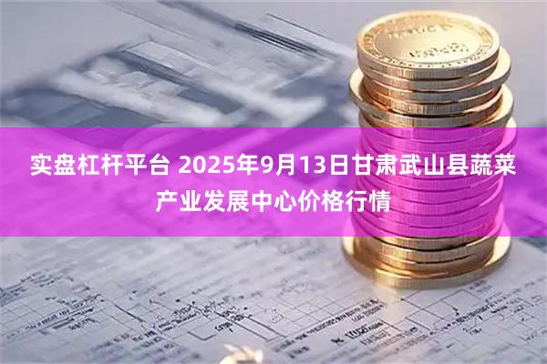 实盘杠杆平台 2025年9月13日甘肃武山县蔬菜产业发展中心价格行情