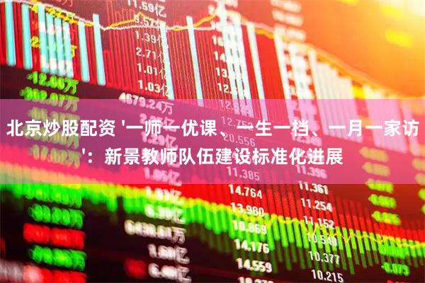 北京炒股配资 '一师一优课、一生一档、一月一家访'：新景教师队伍建设标准化进展